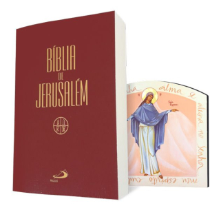 Ícone Toda Pequena A5 + Bíblia Jerusalém Cristal