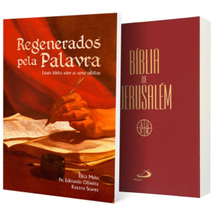 Regenerados + Bíblia de Jerusalém Capa Cristal