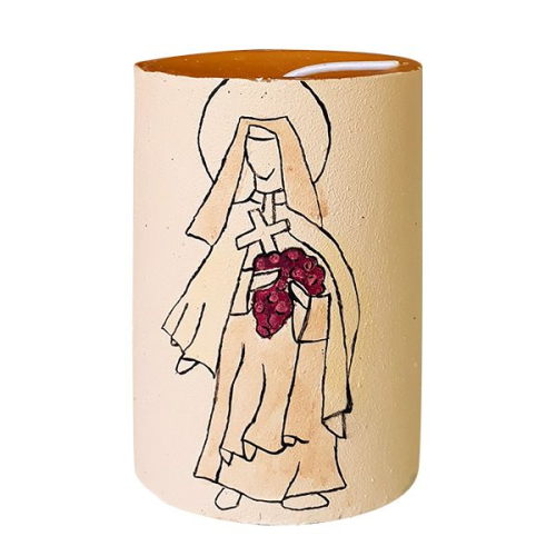 Vela Eu serei o amor - Amarelo 10cm