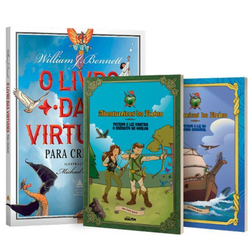 Aventureiros I & II + livro das virtudes