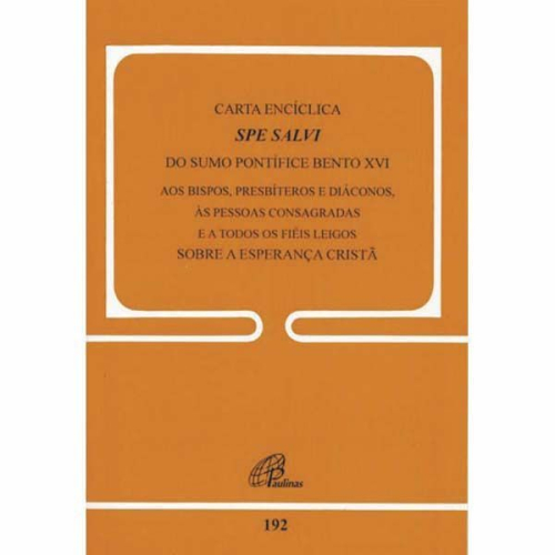 Carta Enciclica - Spe Salvi | Sobre a esperança cristã